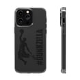 thumbnail image 1 of DistinctInk Clear Case for Apple iPhone 15 Pro MAX (6.7" Screen) - #Dunkzilla Dunk Basketball, 1 of 9