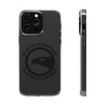 thumbnail image 1 of DistinctInk Clear Hybrid Case for Apple iPhone 15 Pro Max (6.7" Screen) - Eagle Uses Negative Energy to Fly Higher - Shockproof Protection, 1 of 9