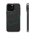 thumbnail image 1 of DistinctInk Clear Hybrid Case for Apple iPhone 15 Pro Max (6.7" Screen) - Less Is More - Shockproof Protection, 1 of 9