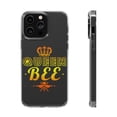 thumbnail image 1 of DistinctInk Clear Case for Apple iPhone 15 Pro MAX (6.7" Screen) - Queen Bee, 1 of 9