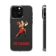 thumbnail image 1 of DistinctInk Clear Hybrid Case for Apple iPhone 15 Pro Max (6.7" Screen) - Takes Two To Tango - Raised Bezel Screen Guard, 1 of 9