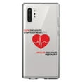 thumbnail image 1 of DistinctInk Clear Shockproof Hybrid Case for Galaxy Note 10 PLUS (6.8" Screen) - TPU Bumper Acrylic Back Tempered Glass Screen Protector - Cute Enough To Stop Your Heart Skilled Restart, 1 of 1