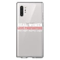 thumbnail image 1 of DistinctInk Clear Shockproof Hybrid Case for Galaxy Note 10 PLUS (6.8" Screen) - TPU Bumper Acrylic Back Tempered Glass Screen Protector - Real Women Love Firefighters Not Cops, 1 of 1