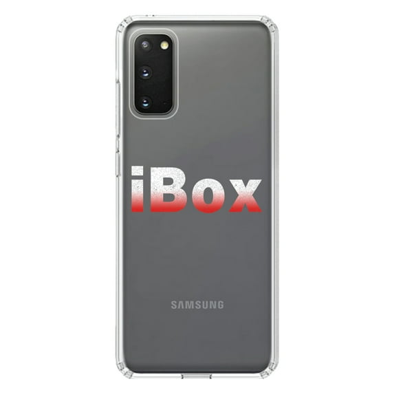 DistinctInk Clear Shockproof Hybrid Case for Galaxy S20 PLUS / 5G (6.7" Screen) - TPU Bumper Acrylic Back Tempered Glass Screen Protector - iBox Boxing