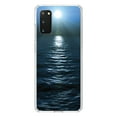 thumbnail image 1 of DistinctInk Clear Shockproof Hybrid Case for Galaxy S20 / S20 5G (6.2" Screen) - TPU Bumper, Acrylic Back, Tempered Glass Screen Protector - Blue Water Ocean Horizon, 1 of 2