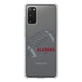 thumbnail image 1 of DistinctInk Clear Shockproof Hybrid Case for Galaxy S20 ULTRA / 5G (6.9" Screen) - TPU Bumper, Acrylic Back, Tempered Glass Screen Protector - Alabama Football - Crimson, Gray, 1 of 2