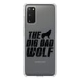 thumbnail image 1 of DistinctInk Clear Shockproof Hybrid Case for Galaxy S20 ULTRA / 5G (6.9" Screen) - TPU Bumper Acrylic Back Tempered Glass Screen Protector - The Big Bad Wolf, 1 of 2
