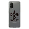 thumbnail image 1 of DistinctInk Clear Shockproof Hybrid Case for Galaxy S20 ULTRA / 5G (6.9" Screen) - TPU Bumper Acrylic Back Tempered Glass Screen Protector - Dog O Holic - Dogoholic, 1 of 2