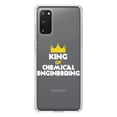 thumbnail image 1 of DistinctInk Clear Shockproof Hybrid Case for Galaxy S20 ULTRA / 5G (6.9" Screen) - TPU Bumper Acrylic Back Tempered Glass Screen Protector - King of Chemical Engineering, 1 of 2