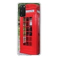 thumbnail image 1 of DistinctInk Clear Shockproof Hybrid Case for Galaxy S20 ULTRA / 5G (6.9" Screen) - TPU Bumper, Acrylic Back, Tempered Glass Screen Protector - Red London Phone Booth, 1 of 2