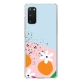 thumbnail image 1 of DistinctInk Clear Shockproof Hybrid Case for Galaxy S20 ULTRA / 5G (6.9" Screen) - TPU Bumper, Acrylic Back, Tempered Glass Screen Protector - Summer Vibes Bold Flower Pink White Orange, 1 of 2