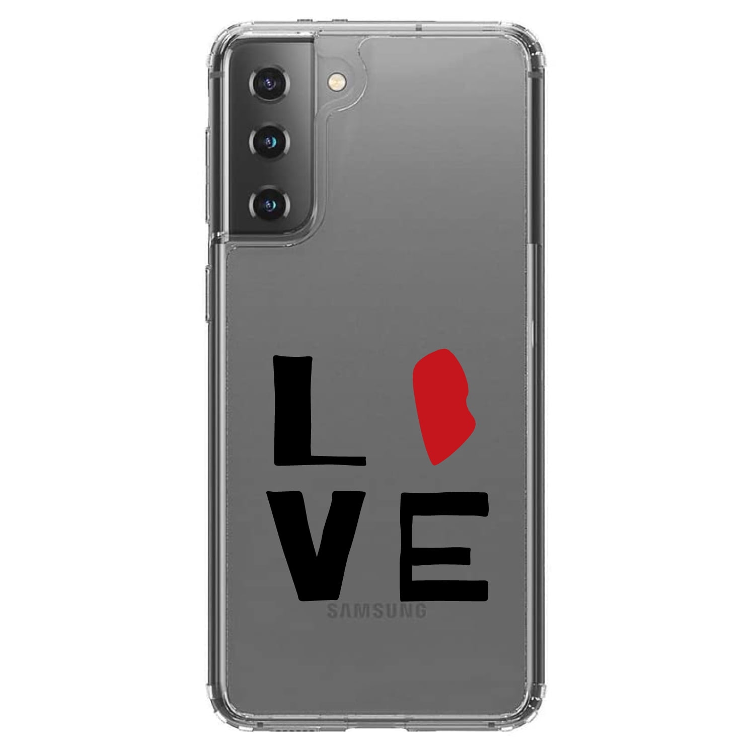 Samsung Galaxy S 21用DistinctInkケース (6.2% AchabibleMulture Courte%Screen) -OtterBox Symmetry Custom Black Caseの代替品-The Nurse is Stressed B : DistinctInk Clear Shockproof Hybrid Case for Samsung