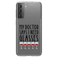 thumbnail image 1 of DistinctInk Clear Hybrid Case for Samsung Galaxy S21 Plus (6.7" Screen) - Wine - Lightweight Grip, 1 of 2