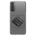 thumbnail image 1 of DistinctInk Clear Hybrid Case for Samsung Galaxy S21 Plus (6.7" Screen) - I Don't Trip I Do Random Gravity Checks - Slim Profile Design, 1 of 2