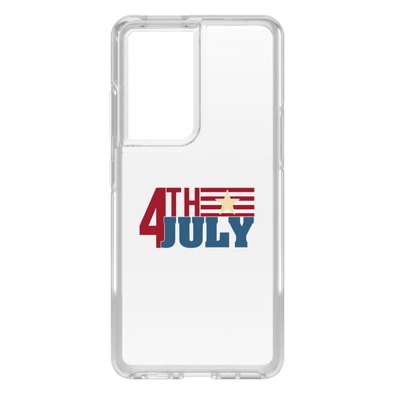 DistinctInk Clear Hybrid Case for Samsung Galaxy S21 Ultra (6.8" Screen) - TPU Bumper Acrylic Back Tempered Glass Screen Protector - Lightweight Grip