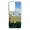thumbnail image 1 of DistinctInk Clear Hybrid Case for Samsung Galaxy S21 Ultra (6.8" Screen) - Yosemite Tunnel View - Wireless Charging Compatible, 1 of 2