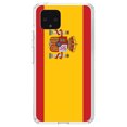 thumbnail image 1 of DistinctInk Clear Shockproof Hybrid Case for Google Pixel 4 XL (6.3" Screen) - TPU Bumper, Acrylic Back, Tempered Glass Screen Protector - Spain Spanish Flag Red Yellow - Show Your Love of Spain, 1 of 1