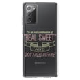 thumbnail image 1 of DistinctInk Clear Shockproof Hybrid Case for Samsung Galaxy Note 20 (6.7" Screen) - TPU Bumper Acrylic Back Tempered Glass Screen Protector - Odd Combination Real Sweet & Don't Mess With Me, 1 of 3