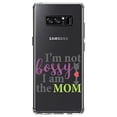 thumbnail image 1 of DistinctInk Clear Hybrid Case for Samsung Galaxy Note 8 (6.3" Screen) - I'm Not Bossy I Am The Mom - Shockproof Protection, 1 of 5
