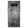 thumbnail image 1 of DistinctInk Clear Shockproof Hybrid Case for Samsung Galaxy Note 8 - TPU Bumper, Acrylic Back, Tempered Glass Screen Protector - Grey Weathered Wood Grain Print - Printed Wood Grain Image, 1 of 5