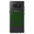 thumbnail image 1 of DistinctInk Clear Shockproof Hybrid Case for Samsung Galaxy Note 8 - TPU Bumper Acrylic Back Tempered Glass Screen Protector - I Get So Exciting About Gardening I Wet My PLANTS, 1 of 5