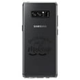 thumbnail image 1 of DistinctInk Clear Shockproof Hybrid Case for Samsung Galaxy Note 8 - TPU Bumper Acrylic Back Tempered Glass Screen Protector - Don't Let Today Be a Waste of Makeup, 1 of 5