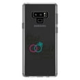 thumbnail image 1 of DistinctInk Clear Shockproof Hybrid Case for Samsung Galaxy Note 9 - TPU Bumper Acrylic Back Tempered Glass Screen Protector - To Have & To Hold Wedding Rings, 1 of 5