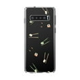 thumbnail image 1 of DistinctInk Clear Shockproof Hybrid Case for Samsung Galaxy S10+ PLUS(6.4" Screen) - TPU Bumper, Acrylic Back, Tempered Glass Screen Protector - Sushi with Chopsticks - Pastels, 1 of 6