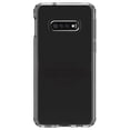 thumbnail image 1 of DistinctInk Clear Shockproof Hybrid Case for Samsung Galaxy S10e (5.8" Screen) - TPU Bumper Acrylic Back Tempered Glass Screen Protector - Always Kiss Your Cat Goodnight, 1 of 2