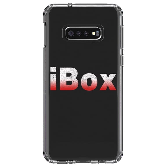 DistinctInk Clear Shockproof Hybrid Case for Samsung Galaxy S10e (5.8" Screen) - TPU Bumper Acrylic Back Tempered Glass Screen Protector - iBox Boxing