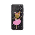thumbnail image 1 of DistinctInk Clear Shockproof Hybrid Case for Samsung Galaxy S9 (5.8" Screen) - TPU Bumper, Acrylic Back, Tempered Glass Screen Protector - Ballerina Dancing in Flower Petals, 1 of 9