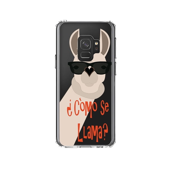 DistinctInk Clear Shockproof Hybrid Case for Samsung Galaxy S9 (5.8" Screen) - TPU Bumper, Acrylic Back, Tempered Glass Screen Protector - Cómo se Llama?