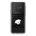 thumbnail image 1 of DistinctInk Clear Shockproof Hybrid Case for Samsung Galaxy S9 (5.8" Screen) - TPU Bumper Acrylic Back Tempered Glass Screen Protector - Everyone Things They Have The Best Dog, 1 of 5