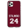 thumbnail image 1 of DistinctInk Clear Shockproof Hybrid Case for iPhone 11 Pro (5.8" Screen) - TPU Bumper, Acrylic Back, Tempered Glass Screen Protector - Stilinski 24, 1 of 2