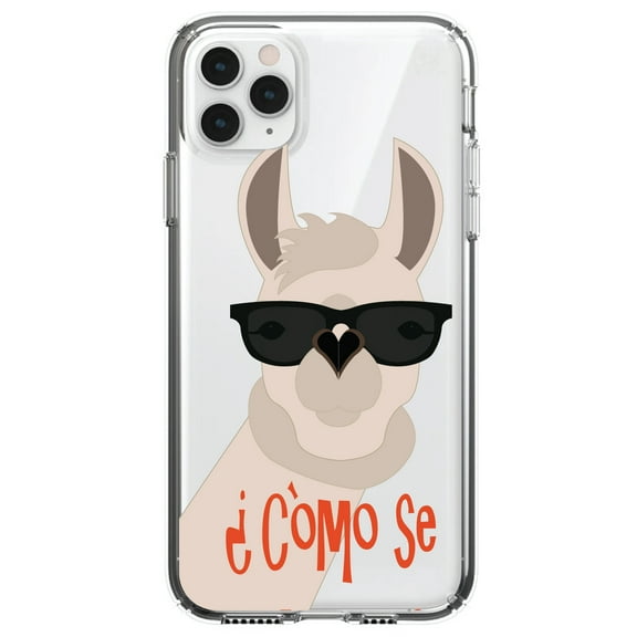 DistinctInk Clear Hybrid Case for Apple iPhone 13 Pro (6.1" Screen) - Cmo se Llama? - Shockproof Protection