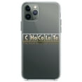 thumbnail image 1 of DistinctInk Clear Shockproof Hybrid Case for iPhone 11 Pro MAX (6.5" Screen) - TPU Bumper Acrylic Back Tempered Glass Screen Protector - Chocolate The Most Essential Element, 1 of 1