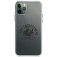 thumbnail image 1 of DistinctInk Clear Hybrid Case for Apple iPhone 12 (6.1" Screen) - Lawn Enforcement Officer, Lawnmower - Raised Bezel Screen Guard, 1 of 2