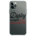 thumbnail image 1 of DistinctInk Clear Hybrid Case for Apple iPhone 12 Mini (5.4" Screen) - Darling Don't Forget to Fall In Love with Yourself - Lightweight Grip, 1 of 2