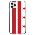 thumbnail image 1 of DistinctInk Clear Hybrid Case for Apple iPhone 12 Mini (5.4" Screen) - US State Flag - Lightweight Grip, 1 of 2