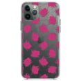 thumbnail image 1 of DistinctInk Clear Hybrid Case for Apple iPhone 12 Mini (5.4" Screen) - Wildflower Pink Graffiti - Lightweight Grip, 1 of 2