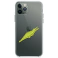 thumbnail image 1 of DistinctInk Clear Hybrid Case for Apple iPhone 12 Pro Max (6.7" Screen) - Cute Cartoon Alligator - Lightweight Grip, 1 of 2