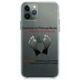 thumbnail image 1 of DistinctInk Clear Hybrid Case for Apple iPhone 12 Pro Max (6.7" Screen) - Lawyers DO Have Souls Oops Soles - Raised Bezel Screen Guard, 1 of 2