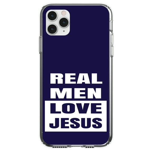 DistinctInk Clear Hybrid Case for Apple iPhone 12 Pro Max (6.7" Screen) - Show Your Love of Christ - Raised Bezel Screen Guard