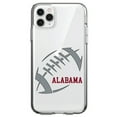 thumbnail image 1 of DistinctInk Clear Hybrid Case for Apple iPhone 13 (6.1" Screen) - Crimson, Gray - Slim Profile Design, 1 of 2