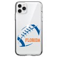 thumbnail image 1 of DistinctInk Clear Hybrid Case for Apple iPhone 13 (6.1" Screen) - Orange, Blue - Lightweight Grip, 1 of 2