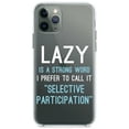 thumbnail image 1 of DistinctInk Clear Hybrid Case for Apple iPhone 13 (6.1" Screen) - Selective Participation - Slim Profile Design, 1 of 2