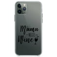 thumbnail image 1 of DistinctInk Clear Shockproof Hybrid Case for iPhone 13 Pro MAX (6.7" Screen) - TPU Bumper Acrylic Back Tempered Glass Screen Protector - Mama Needs Wine - Wine Glass, 1 of 2