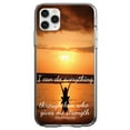 thumbnail image 1 of DistinctInk Clear Hybrid Case for Apple iPhone 13 Pro Max (6.7" Screen) - Show Your Love of Christ - Shockproof Protection, 1 of 2