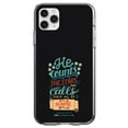 thumbnail image 1 of DistinctInk Clear Hybrid Case for Apple iPhone 13 Pro Max (6.7" Screen) - He Counts the Stars Calls Them By Name - Shockproof Protection, 1 of 2