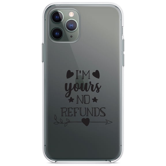 DistinctInk Clear Hybrid Case for Apple iPhone 13 Pro Max (6.7" Screen) - No Refunds - Lightweight Grip